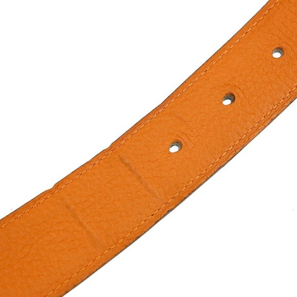 Hermes Black Box Calf Constance Reversible Belt Small Good - Picture 7 of 9